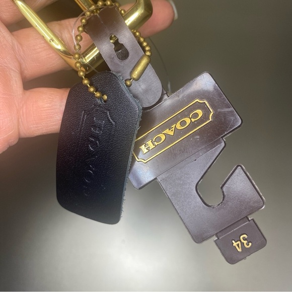 NWT Rare & Vintage Coach Belt Burnished Cowhide and Solid Brass - Size 34 in - Picture 2 of 9